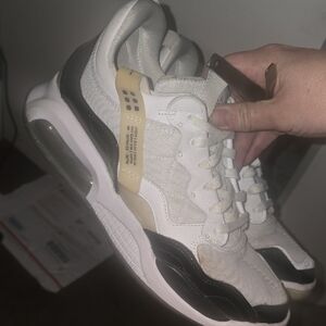 Stylish Jordans  Black and Cream Sneakers The Wavvvve Still Haven't Cleaned#
